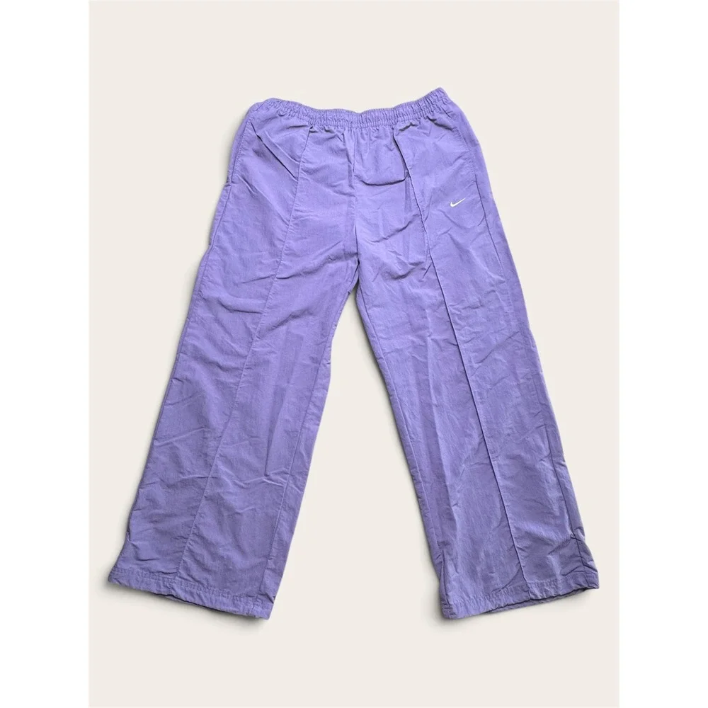 Nike Womens XL Everything Wovens Mid Rise Pants Dusty Amethyst Street wear Baggy